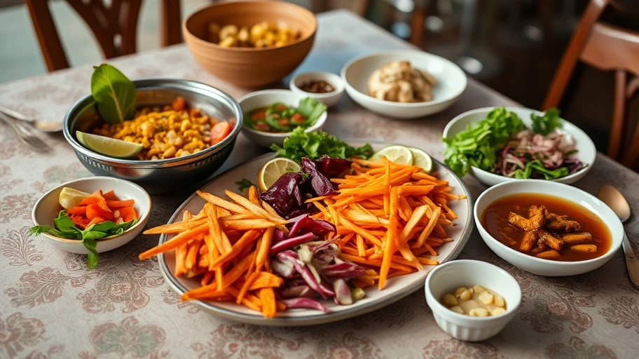 Ảnh rối loạn ăn uống, bữa ăn Việt Nam truyền thống