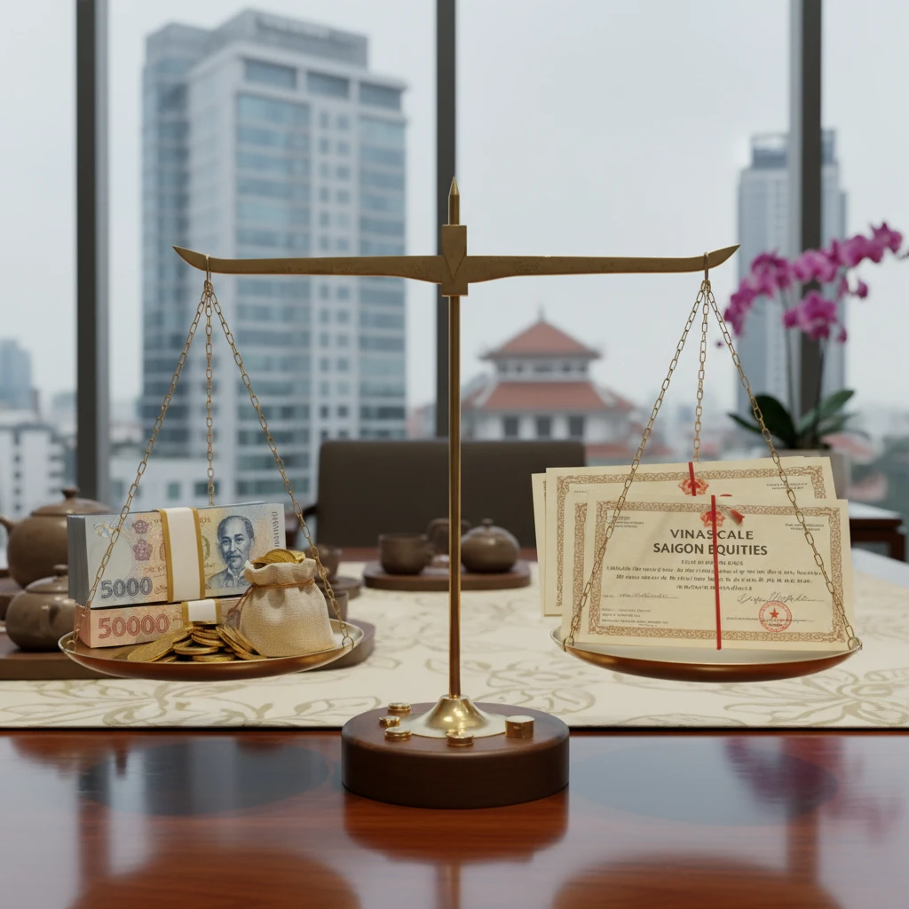 Ảnh về cơ cấu vốn và chiến lược huy động vốn