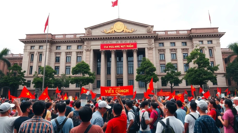 Biểu tình tại Việt Nam phản ánh sự thay đổi chính trị.