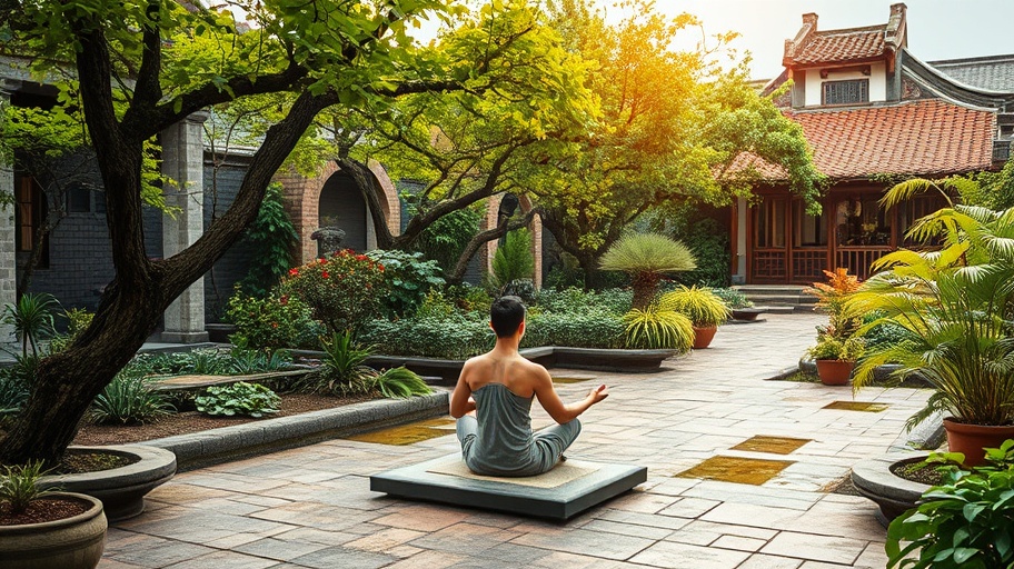 Chăm sóc tâm hồn trong vườn Thiền