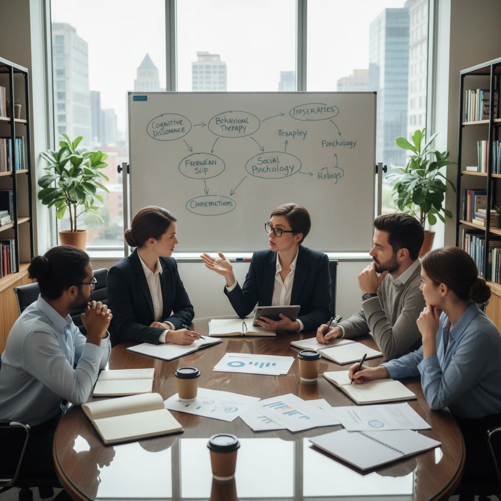 Chuyên gia thảo luận về tâm lý học trong cuộc họp văn phòng