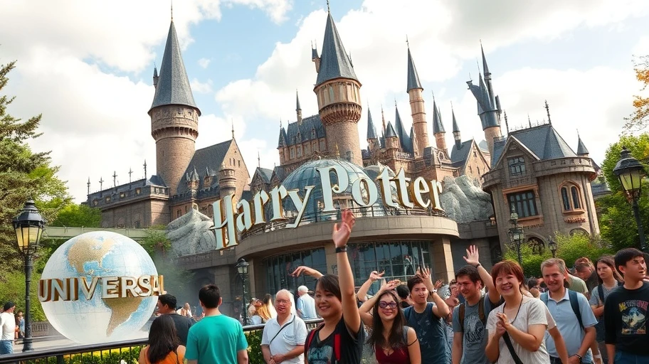 Công viên giải trí hiện đại ở Nhật Bản với Harry Potter.
