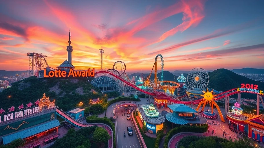 Công viên Lotte World Adventure tại Hàn Quốc.
