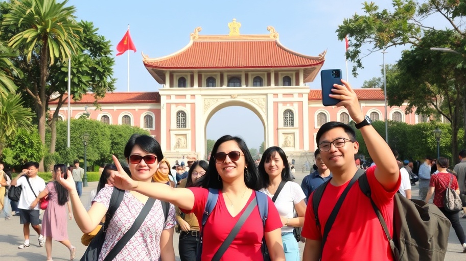 Du khách Mỹ tự tin tại Việt Nam