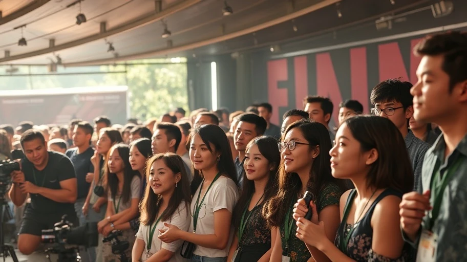 Festival phim với diễn viên và nhà làm phim trẻ