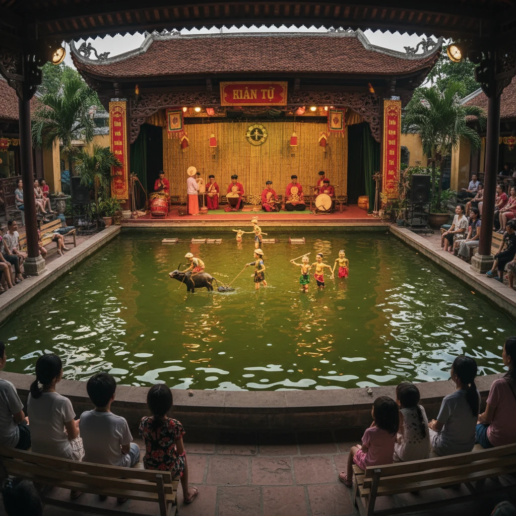 Giải trí truyền thống với múa rối nước tại Việt Nam