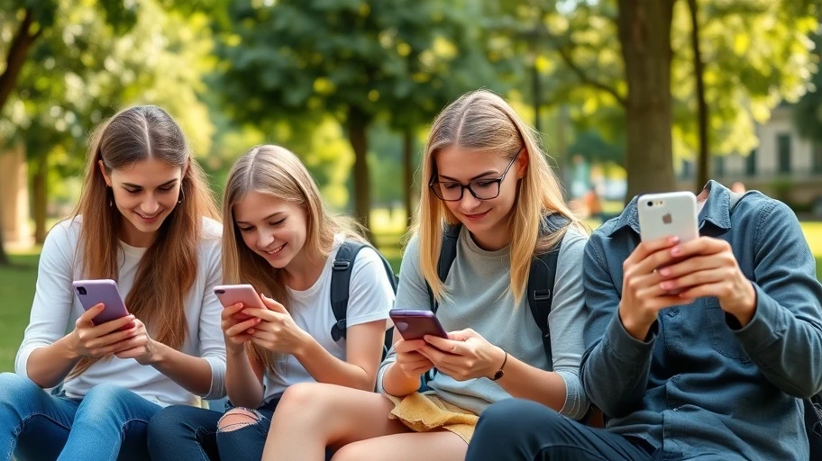 Giới trẻ châu Âu sử dụng các ứng dụng mạng xã hội