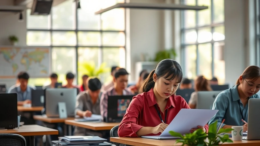 Hình ảnh chuẩn bị thi tuyển công chức Bộ Tài chính 2025.