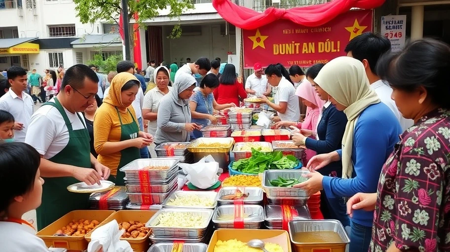 Hình ảnh hoạt động xã hội và từ thiện trong đời sống giáo hội.