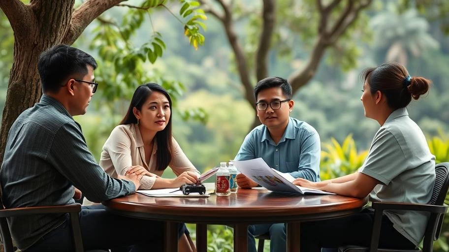 Hình ảnh học sinh khám phá tài chính quốc tế bằng tiếng Anh