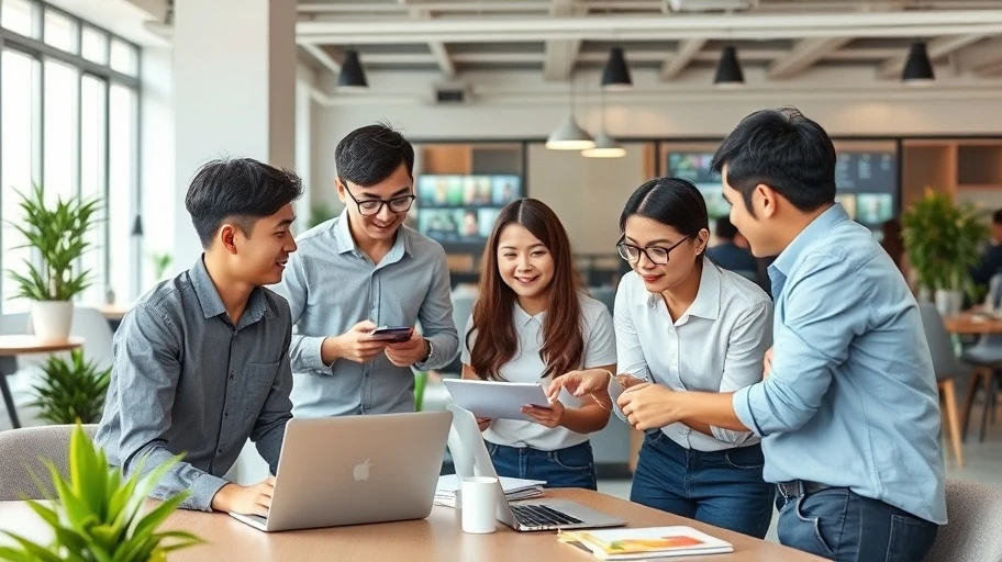 Hình ảnh khởi nghiệp tại Việt Nam.