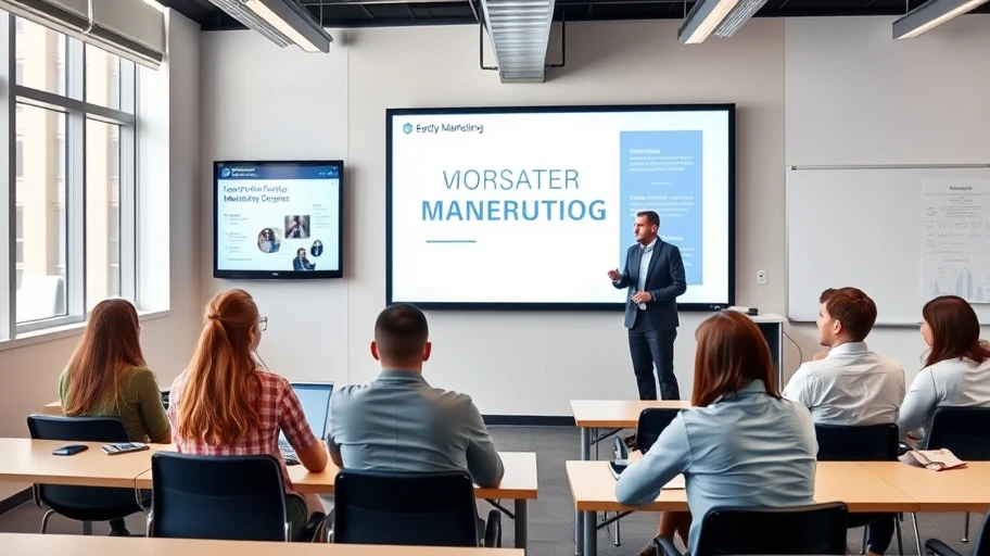 Hình ảnh lớp học hiện đại tài chính marketing