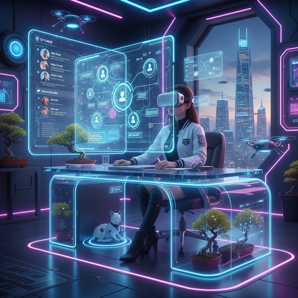 Hình ảnh minh họa không gian làm việc với công nghệ tiên tiến tại Việt Nam.