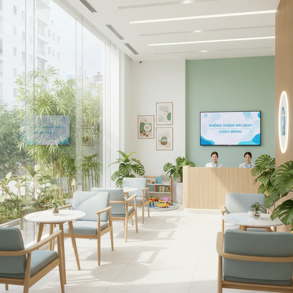 Hình ảnh phòng chờ tại phòng khám tâm lý ở Việt Nam