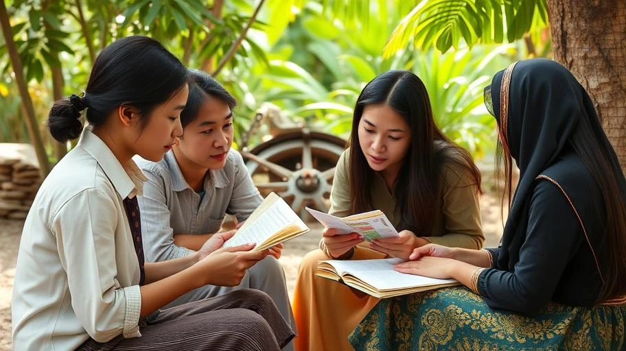 Hình ảnh sinh viên học Ngữ văn cho tài chính