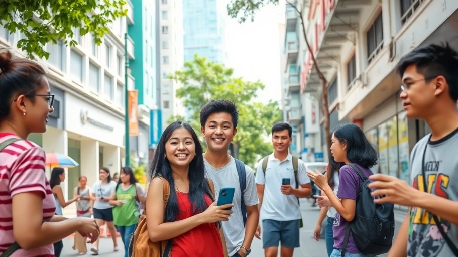 Hình ảnh sống khỏe mạnh qua mạng xã hội ở Singapore