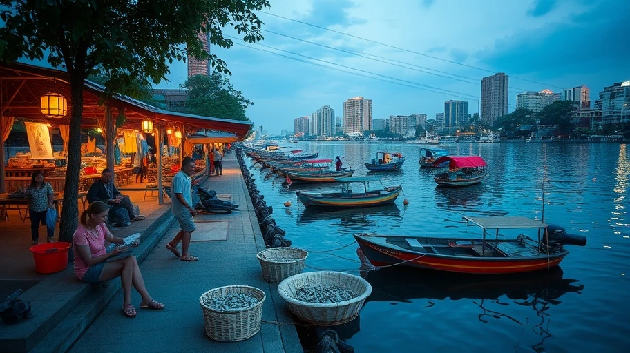 Hồ Câu Hải Thanh tọa lạc tại trung tâm Hồ Chí Minh.