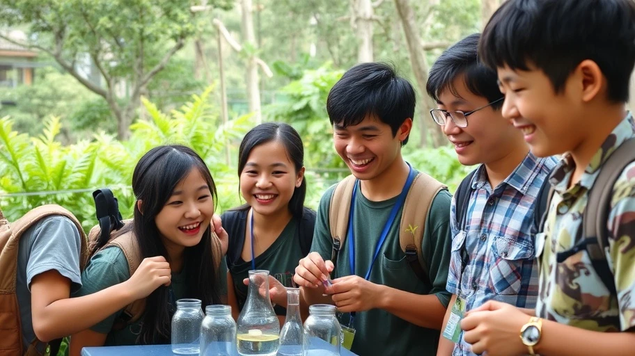 Hoạt động ngoại khóa với học sinh Việt Nam