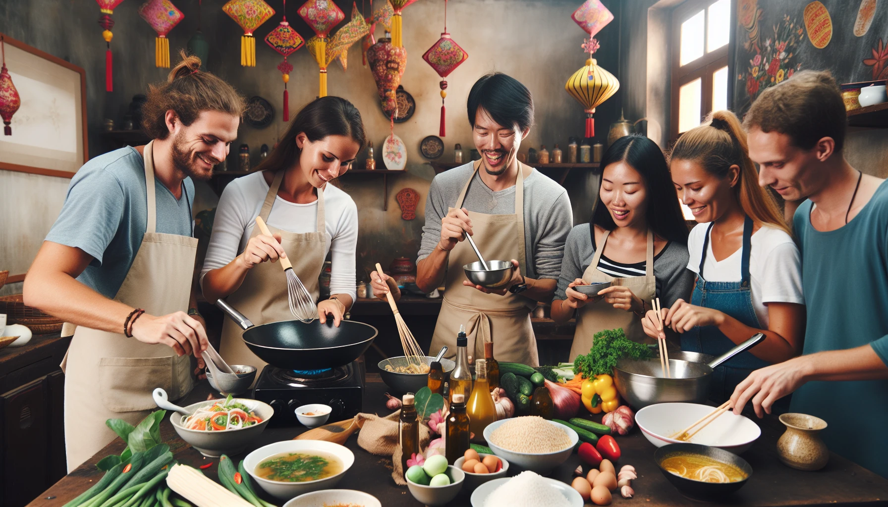 Học lớp nấu ăn truyền thống tại Việt Nam
