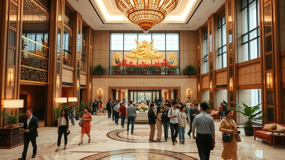 Khách sạn sang trọng nơi diễn ra sự kiện trọng đại