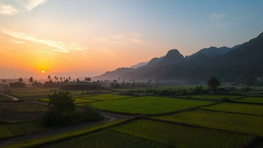 Khung cảnh bình yên với phim tâm lý Nhật Bản.