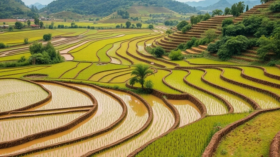 Kinh tế phát triển thời Đinh Tiền Lê với hệ thống thủy lợi.