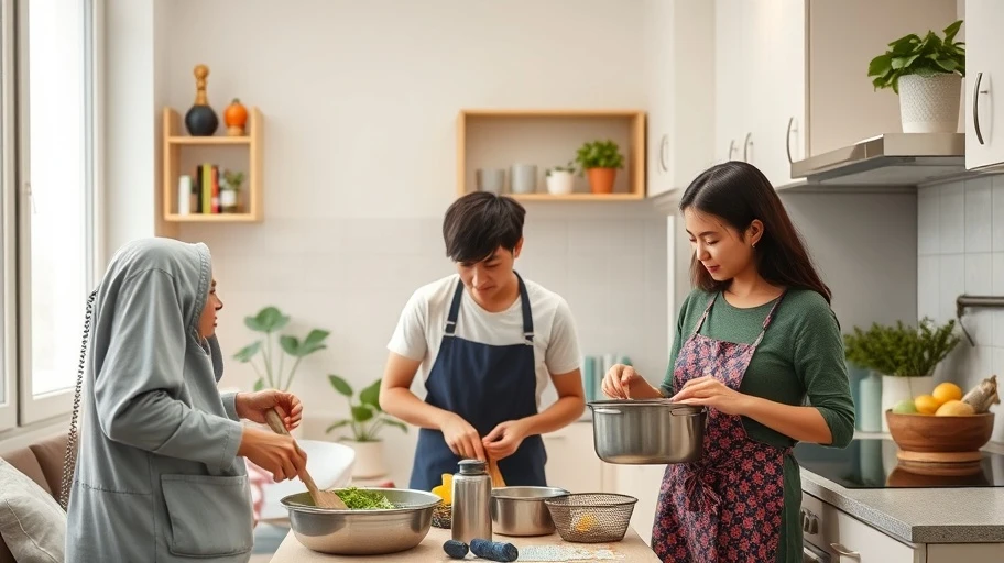 Phân chia vai trò trong gia đình Việt Nam.