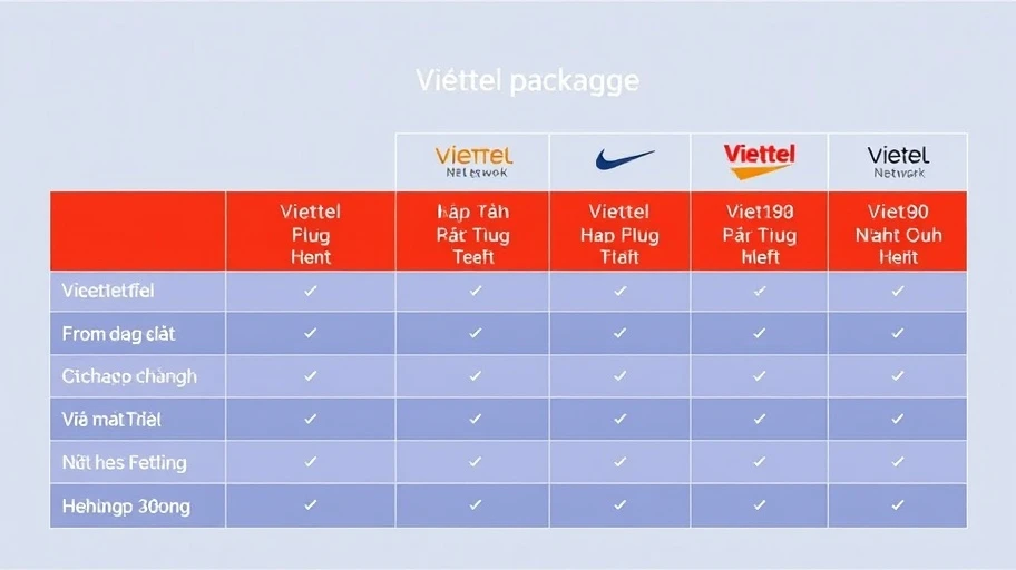 So sánh gói mạng Viettel với các gói khác