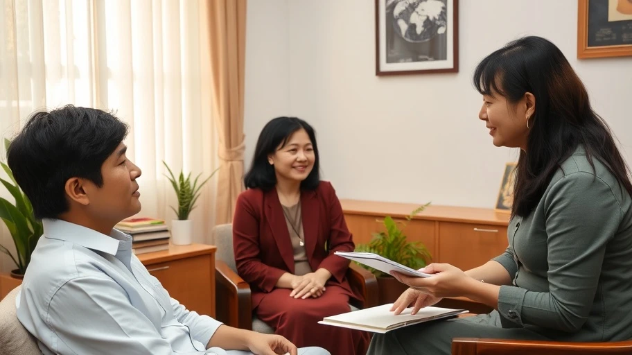 Tư vấn tâm lý với bác sĩ và bệnh nhân