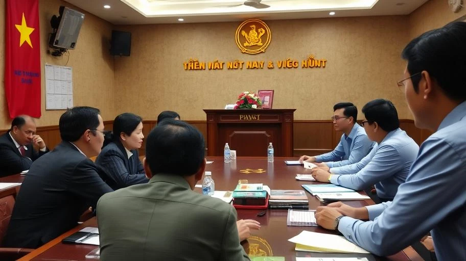 Văn phòng chính phủ Việt Nam với cuộc họp về chính sách công.