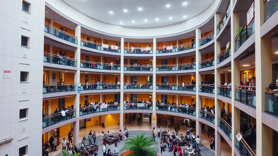 Vị trí phòng tài chính HUTECH trong tòa nhà